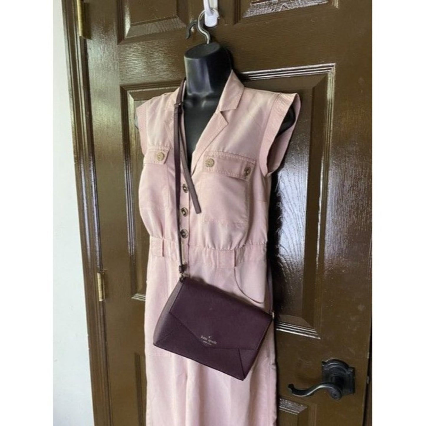 Kate Spade Cedar Street Monday Purple Leather Shoulder Bag