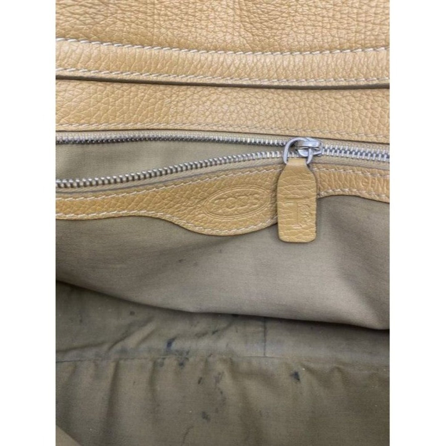 Tod S Tan Leather Shoulder Bag
