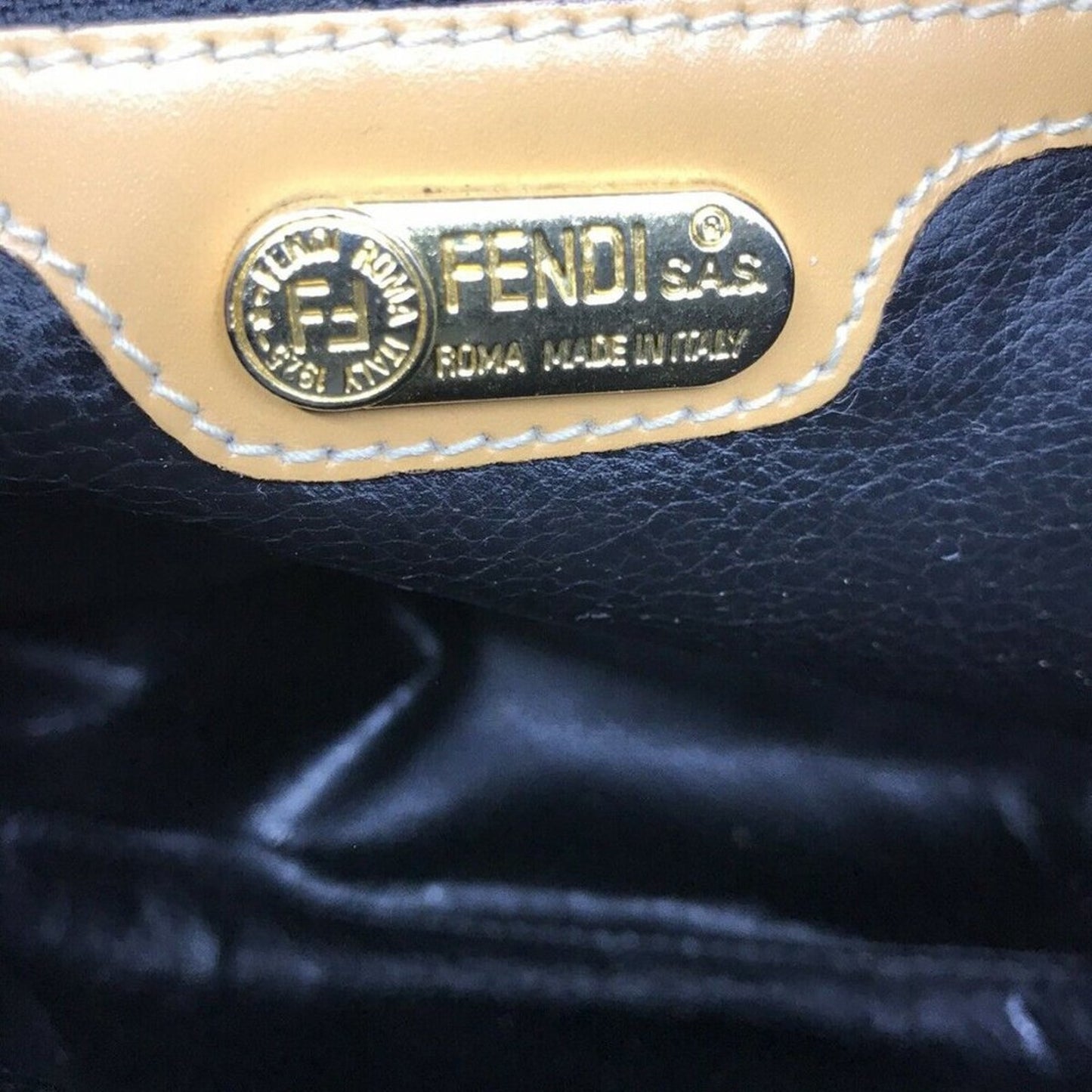 FENDI Vintage Crossbody Customized W Lace In Neon