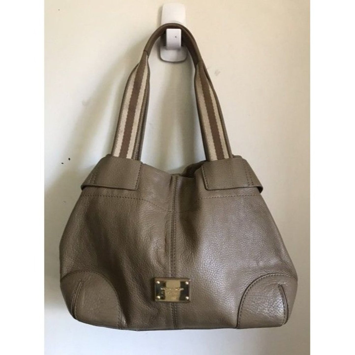 Michael Kors Brown Leather Shoulder Bag