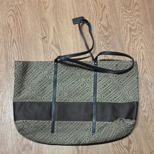 Coach Tan and Black Men's Messenger Bag
