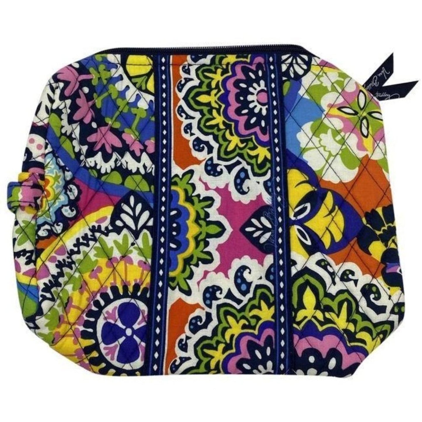 vera bradley yellow green blue quilted fabric cosm