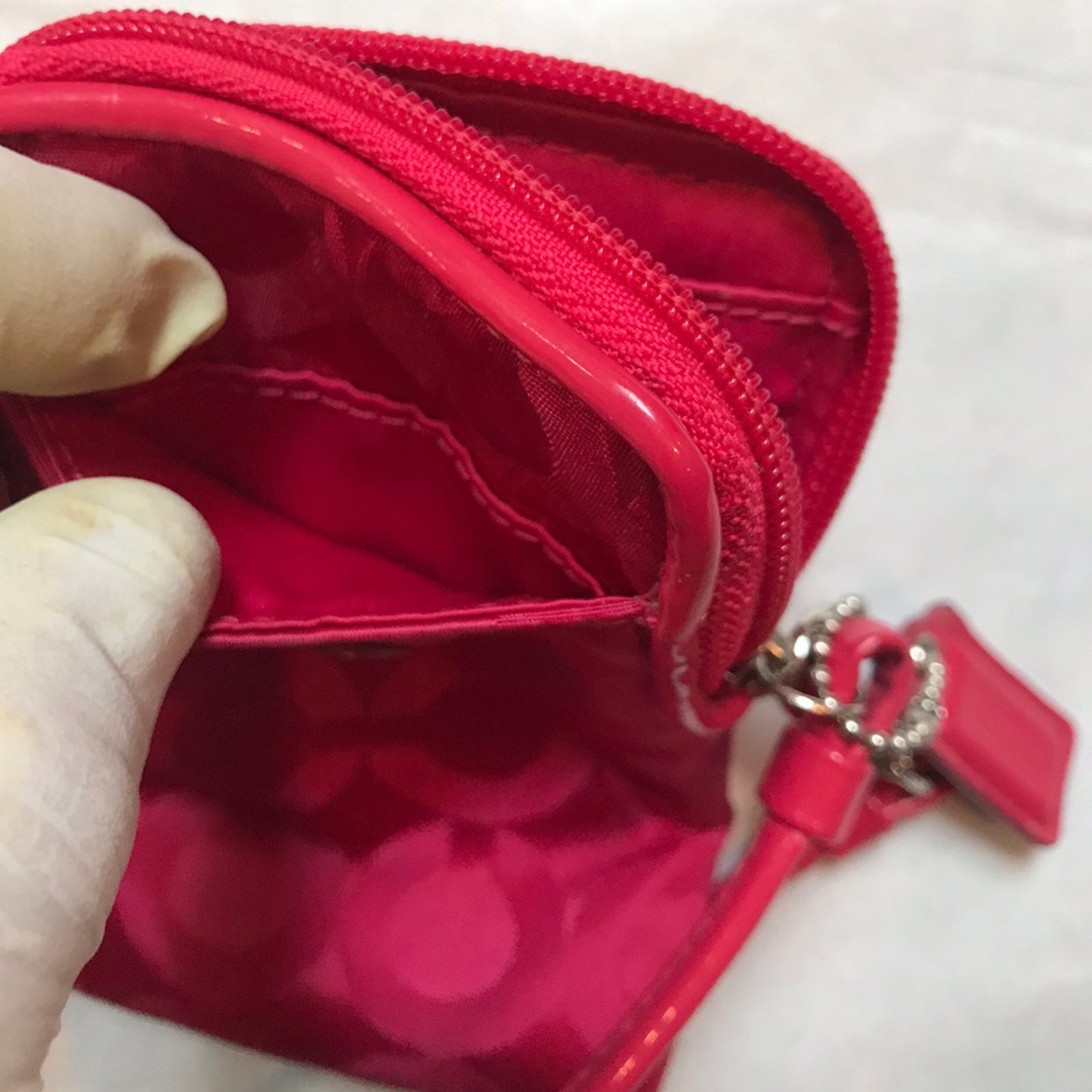 Coach Signature Pink Wallet