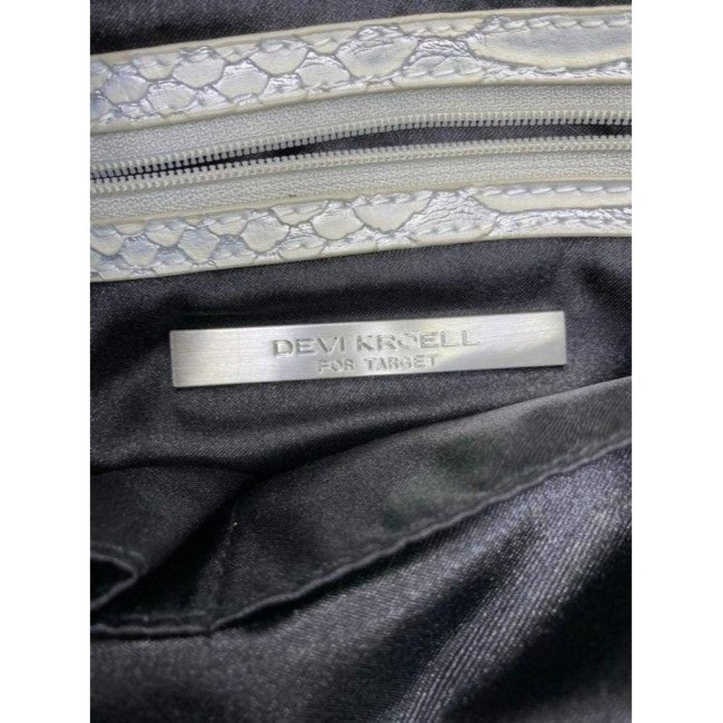 Devi Kroell Shoulder Bag Black Nylon Fabric Tote