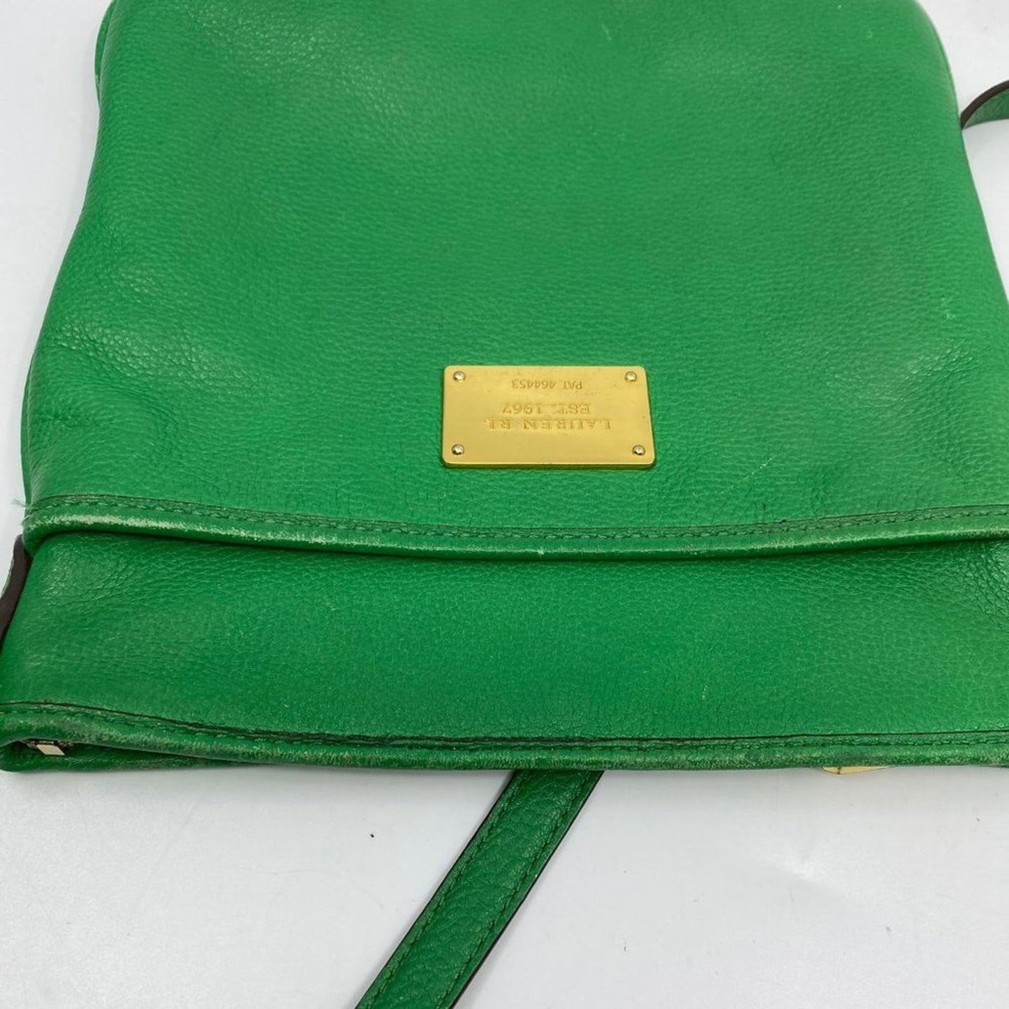 RALPH LAUREN Green Medium leather Cross-body