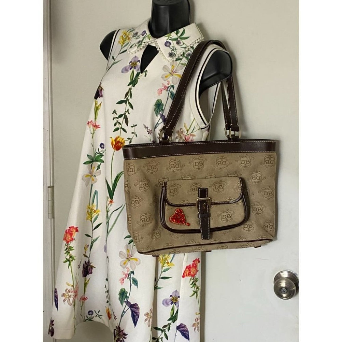 DOONEY & BOURKE Tan Brown Shoulder Bag Customized