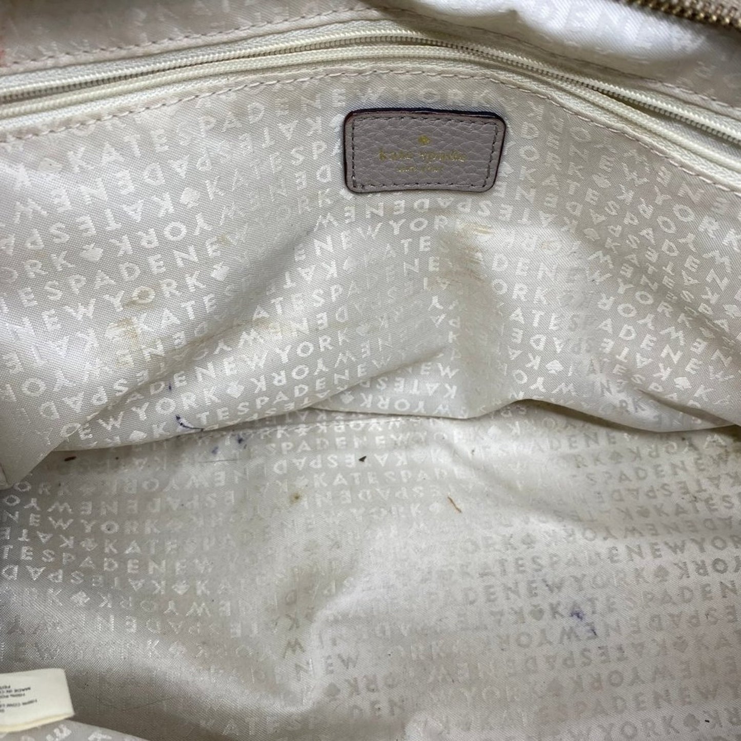 kate spade Silver Large/Medium Leather Handbag