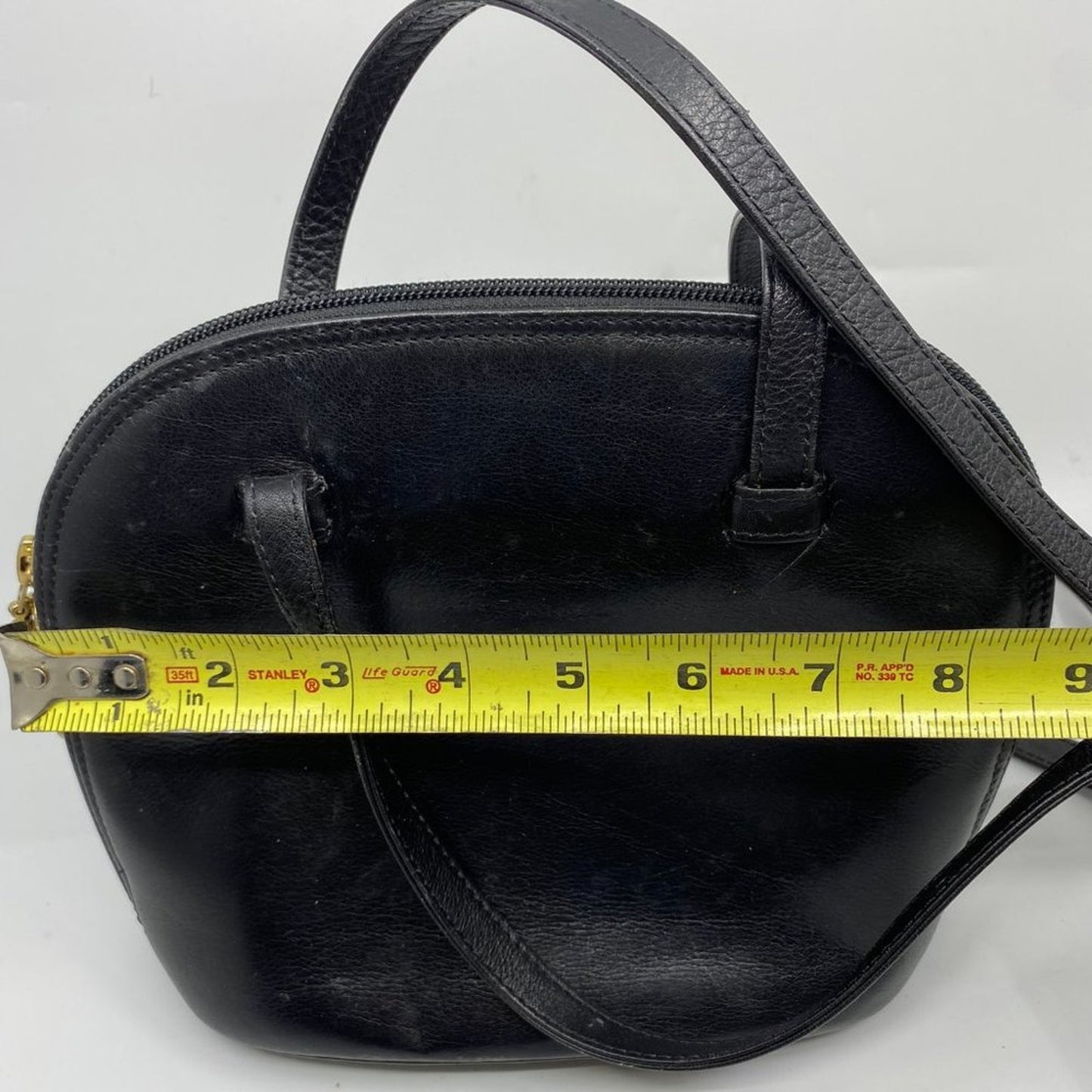 Etienne Aigner Black Leather Shoulder Bag