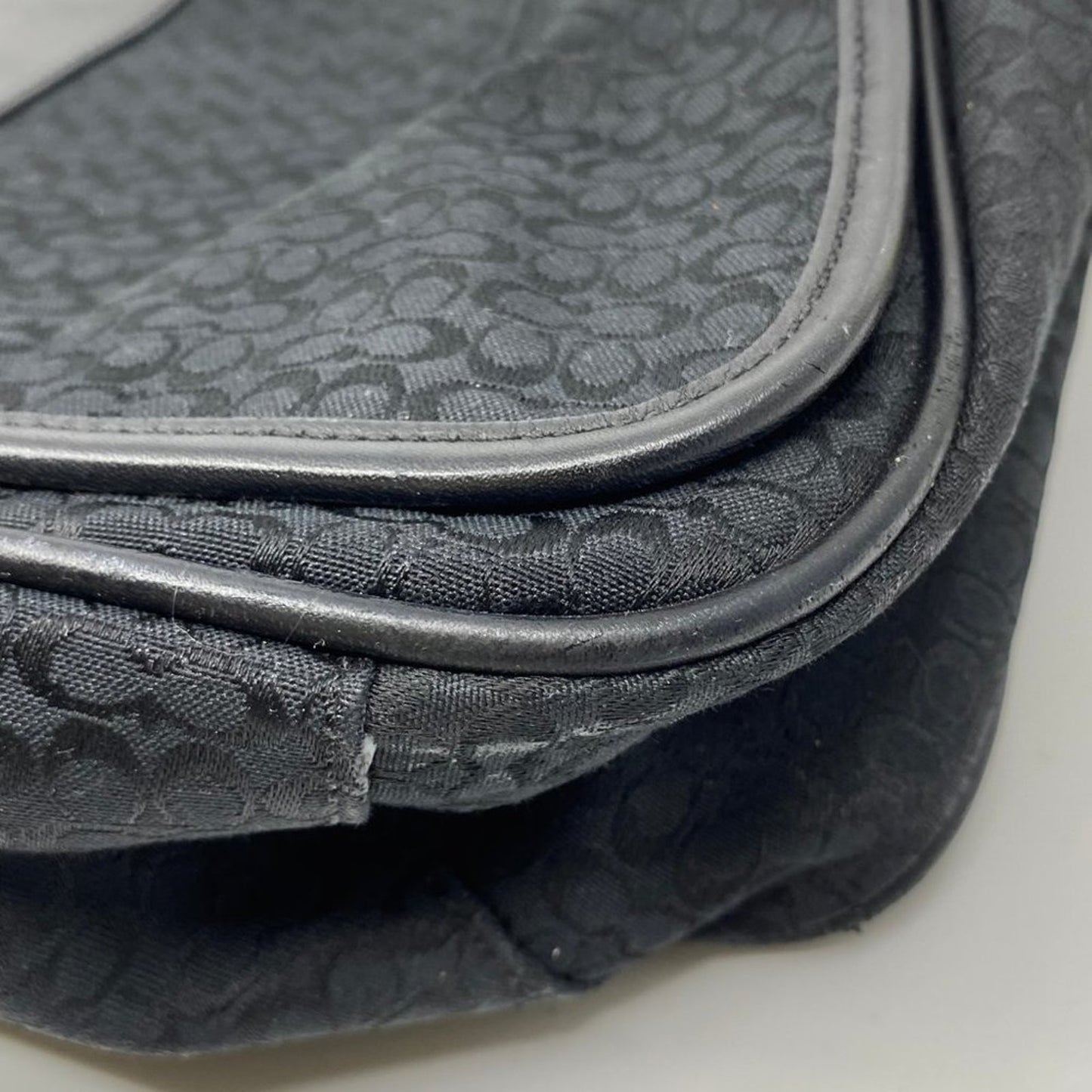 COACH Black Fabric Crossbody Bag