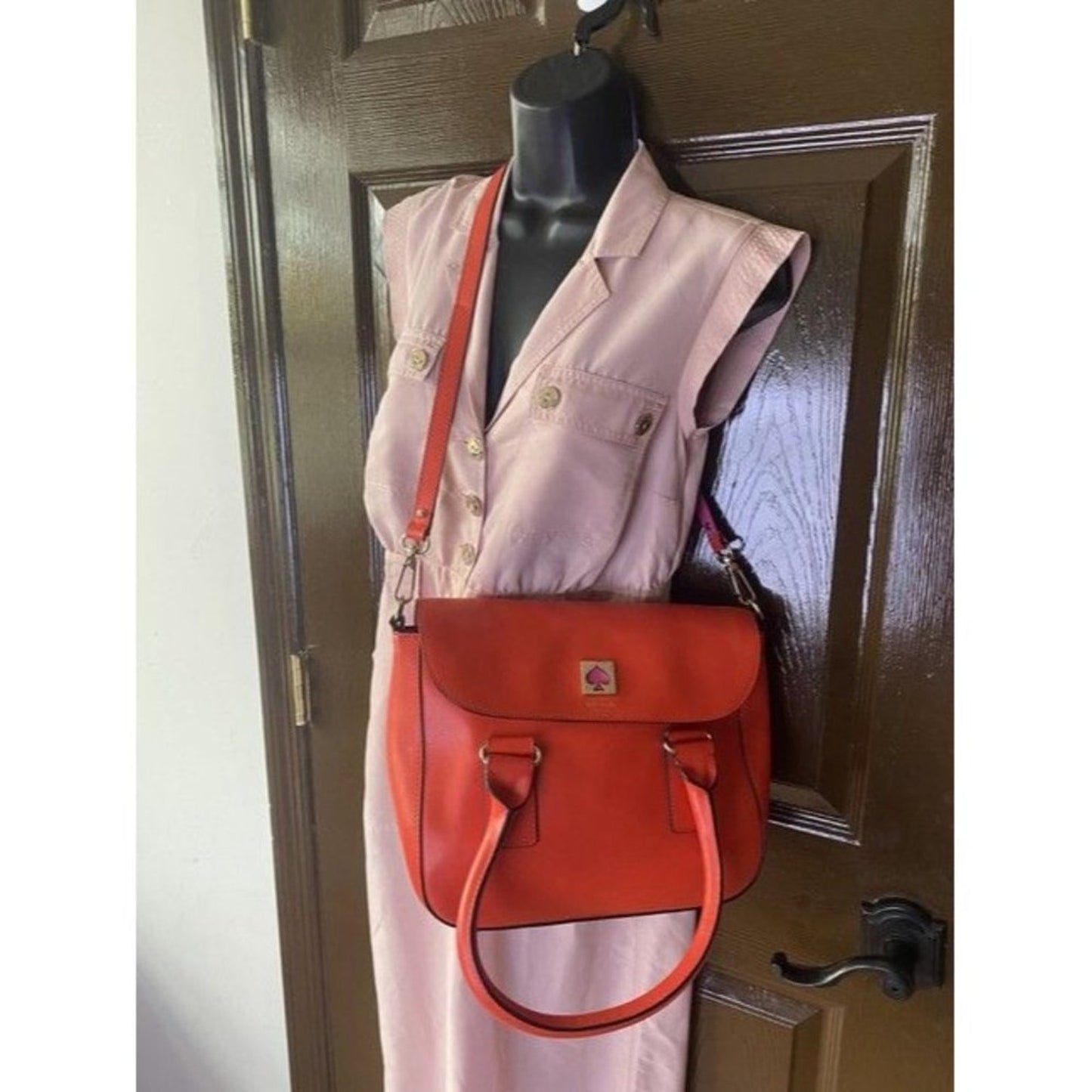 Kate Spade Bond Street Red Leather Cross Body Bag