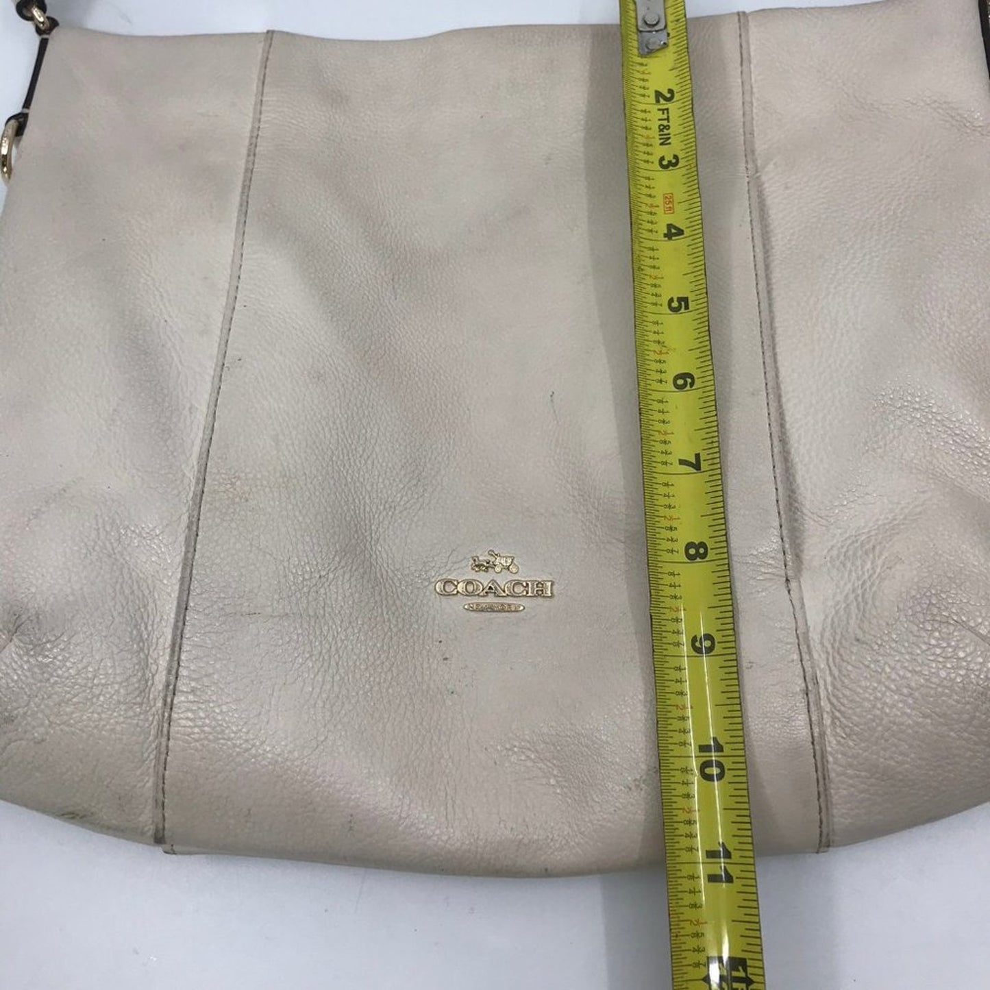 COACH White Medium Leather Handbag