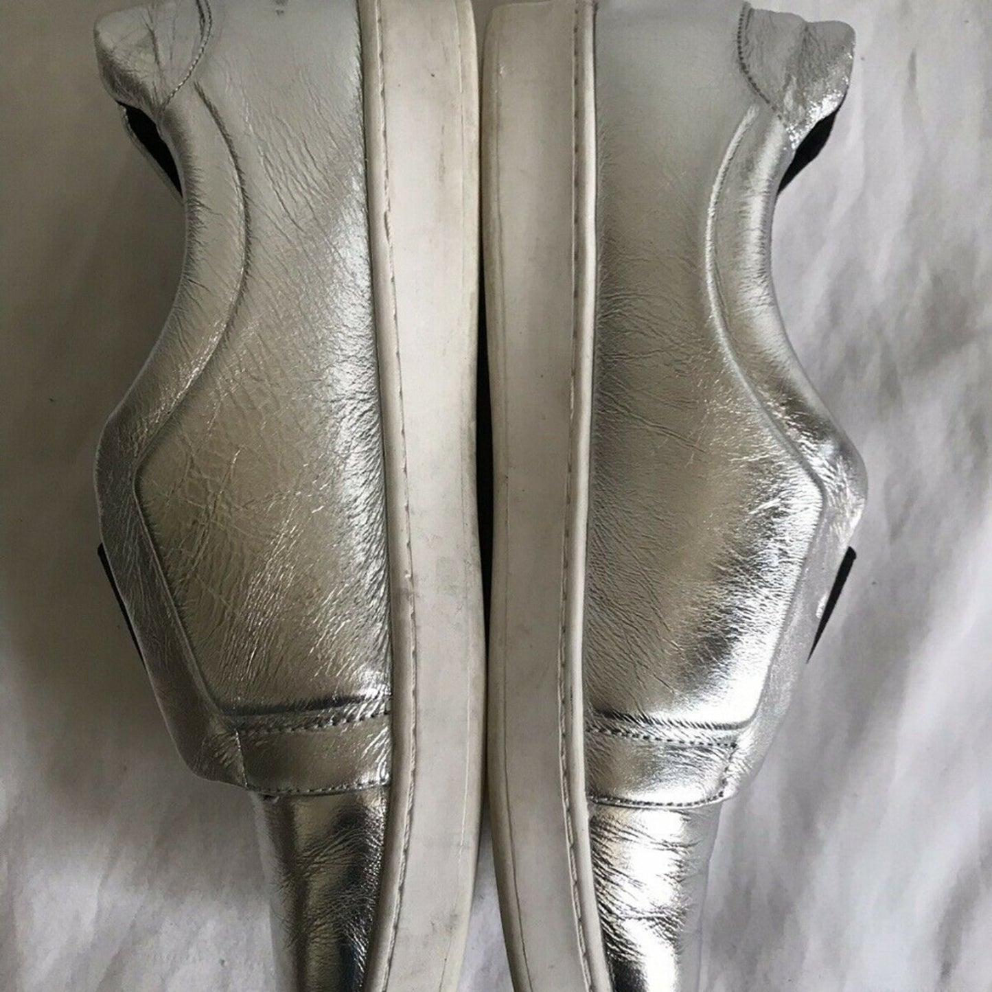 DKNY Silver Loafers US Sz 11
