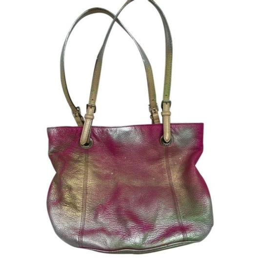 Michael Kors Leather Bag Customized Pink Gold