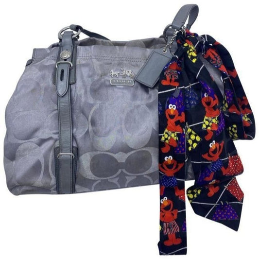 coach w w detachable specialty tie accent silver s