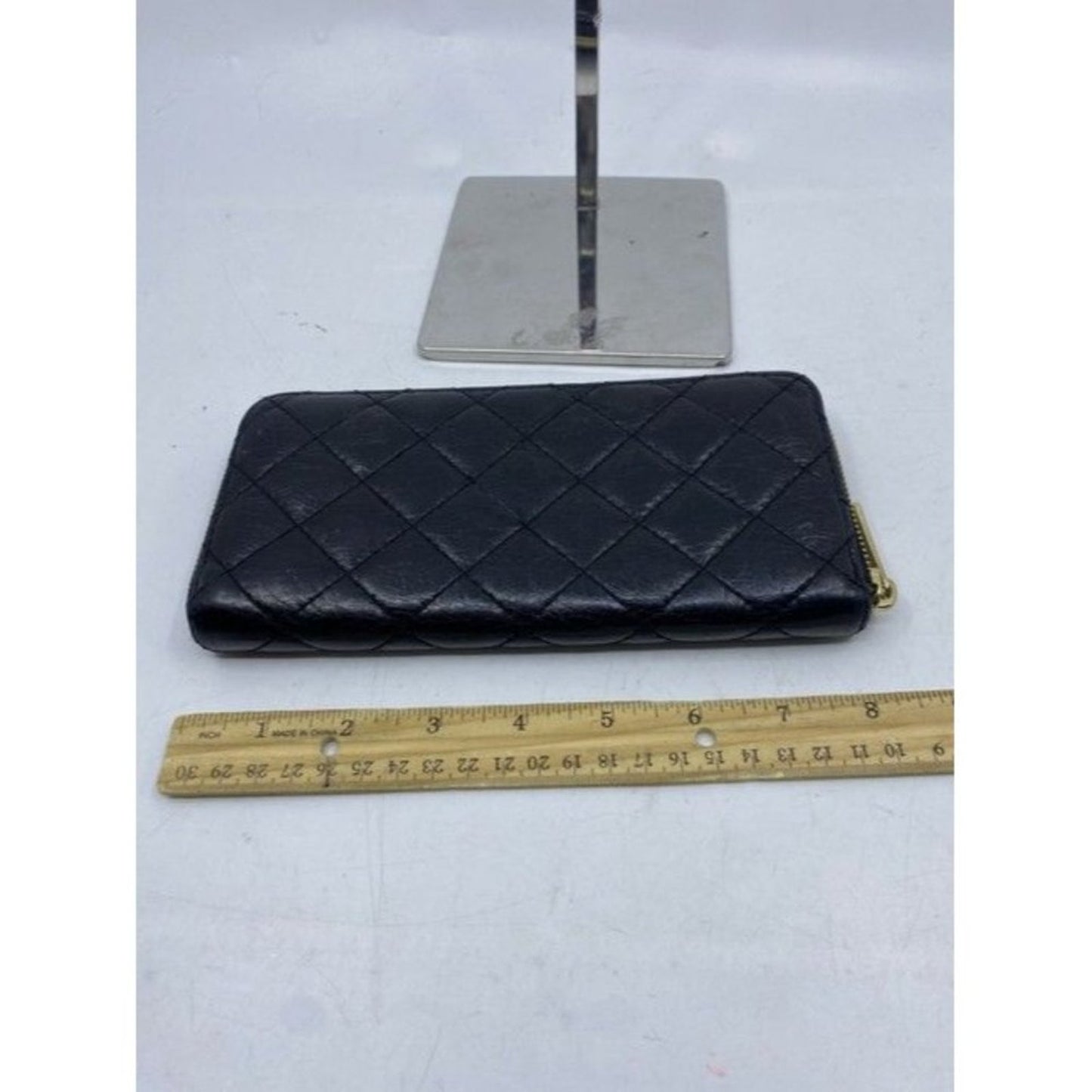 Michael Kors Black Quilted Leather Wallet