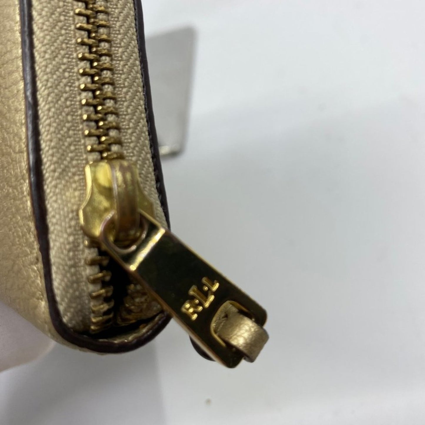 Lauren Ralph Lauren Tan Leather Wallet