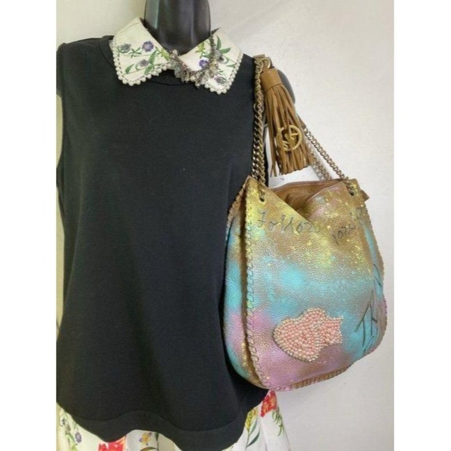 michael kors graffiti customized with multicolor s