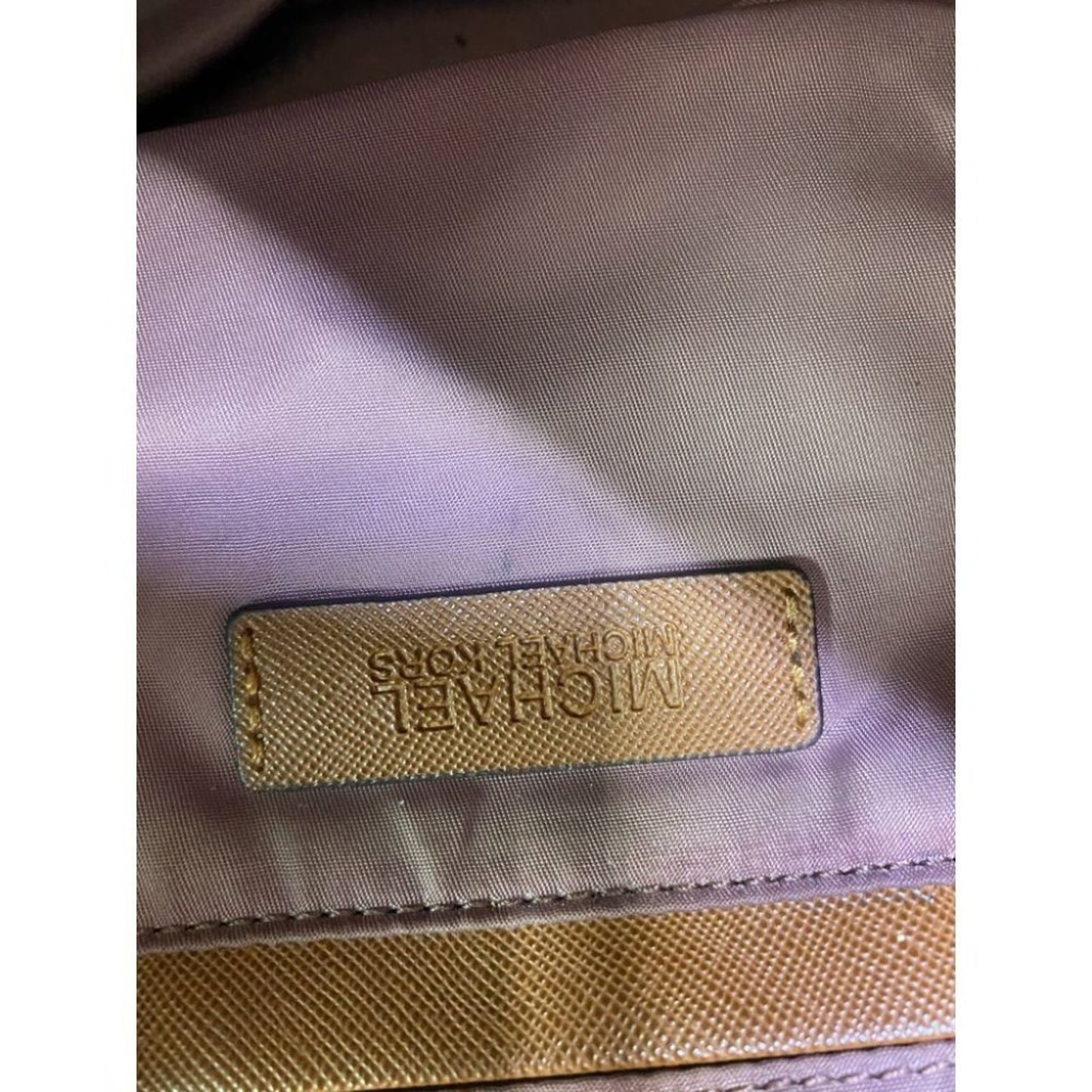 Michael Kors Purple Nylon Tote Bag