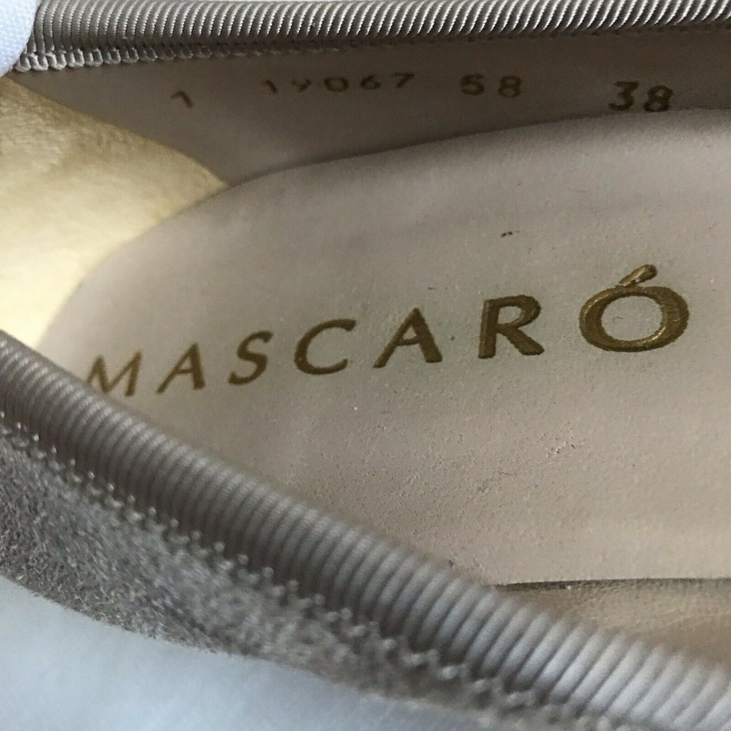MASCARO Nude Wedge Shoes