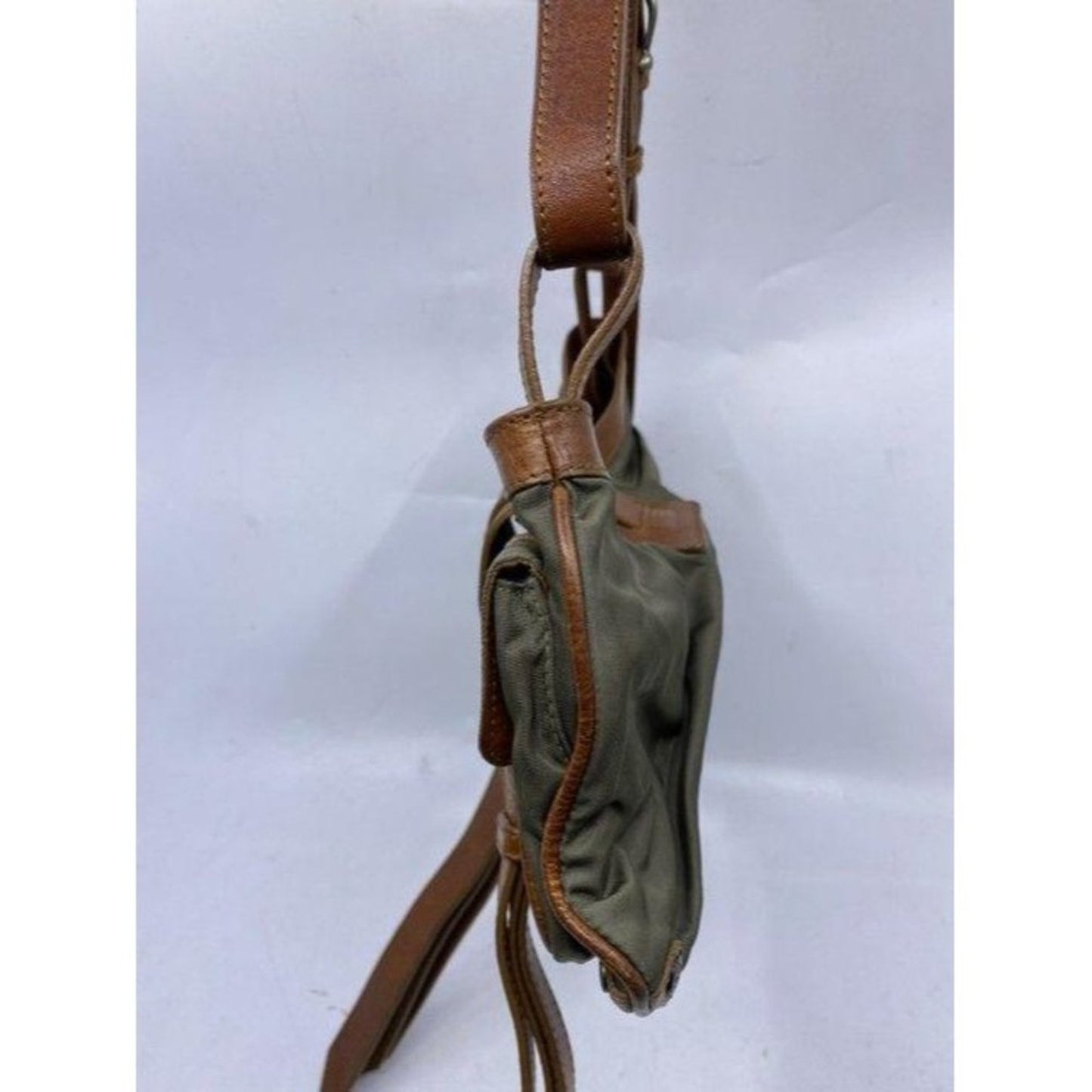 burberry gray brown shoulder bag