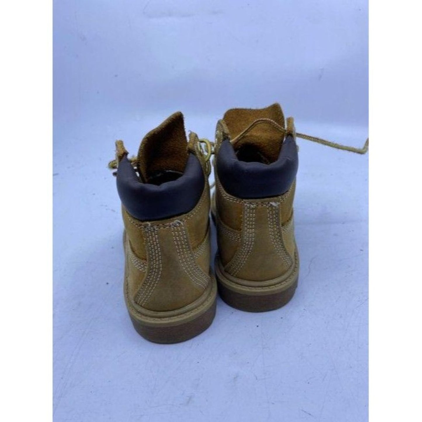 Timberland Tan Boys Leather Lace Up Great Conditio