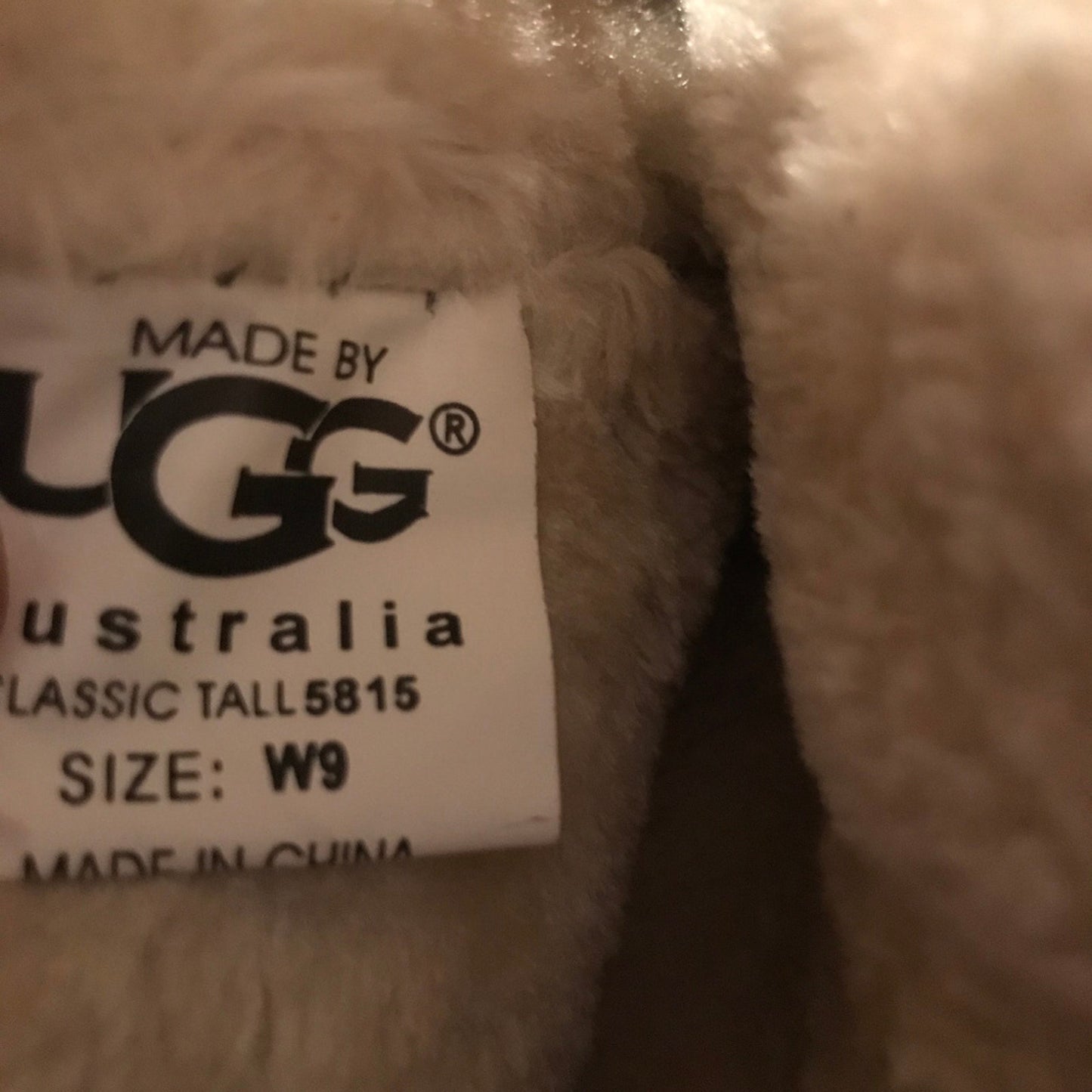 High UGG Tan Boots Size US 9