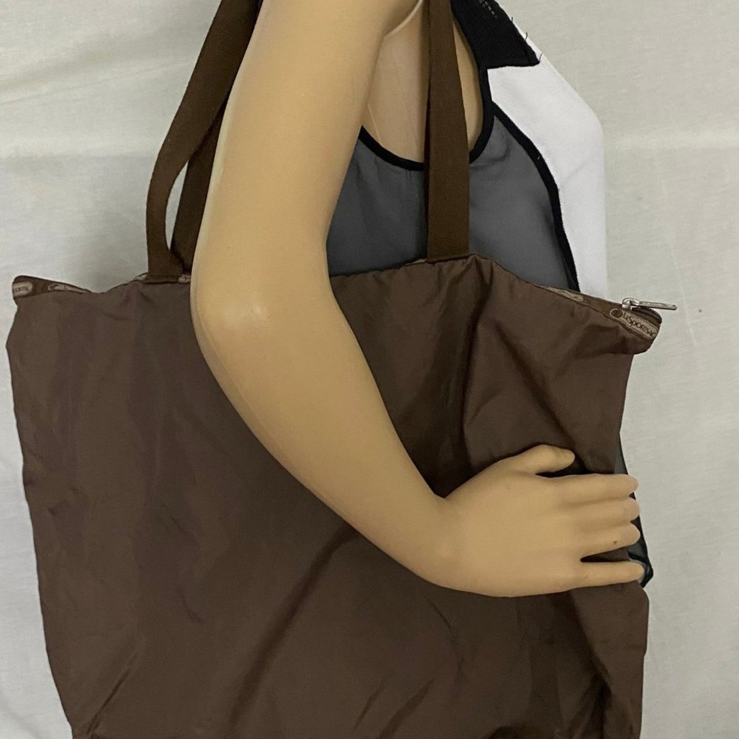 LeSportsac Brown Nylon Shoulder Bag