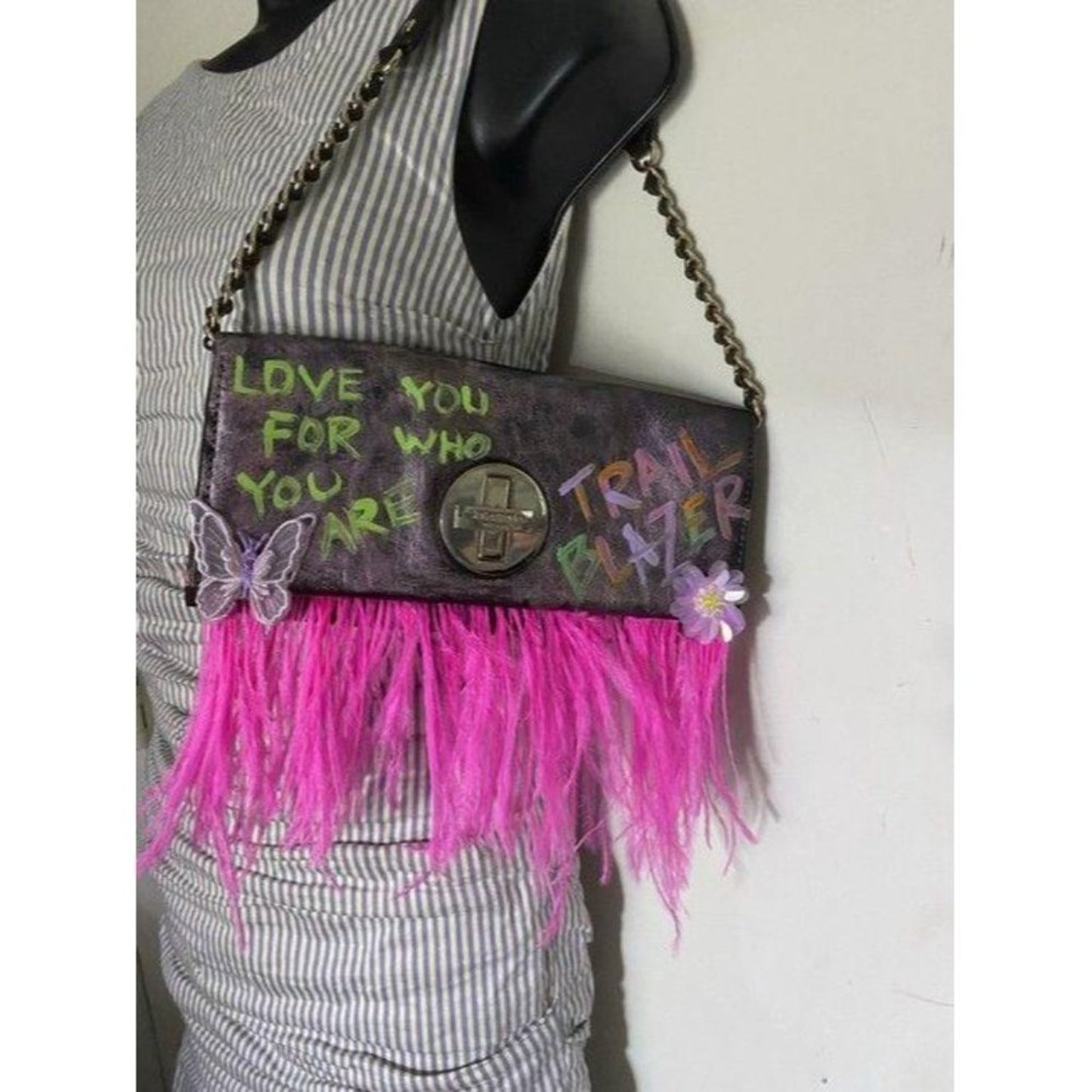 kate spade w hand customized by me w applique stre