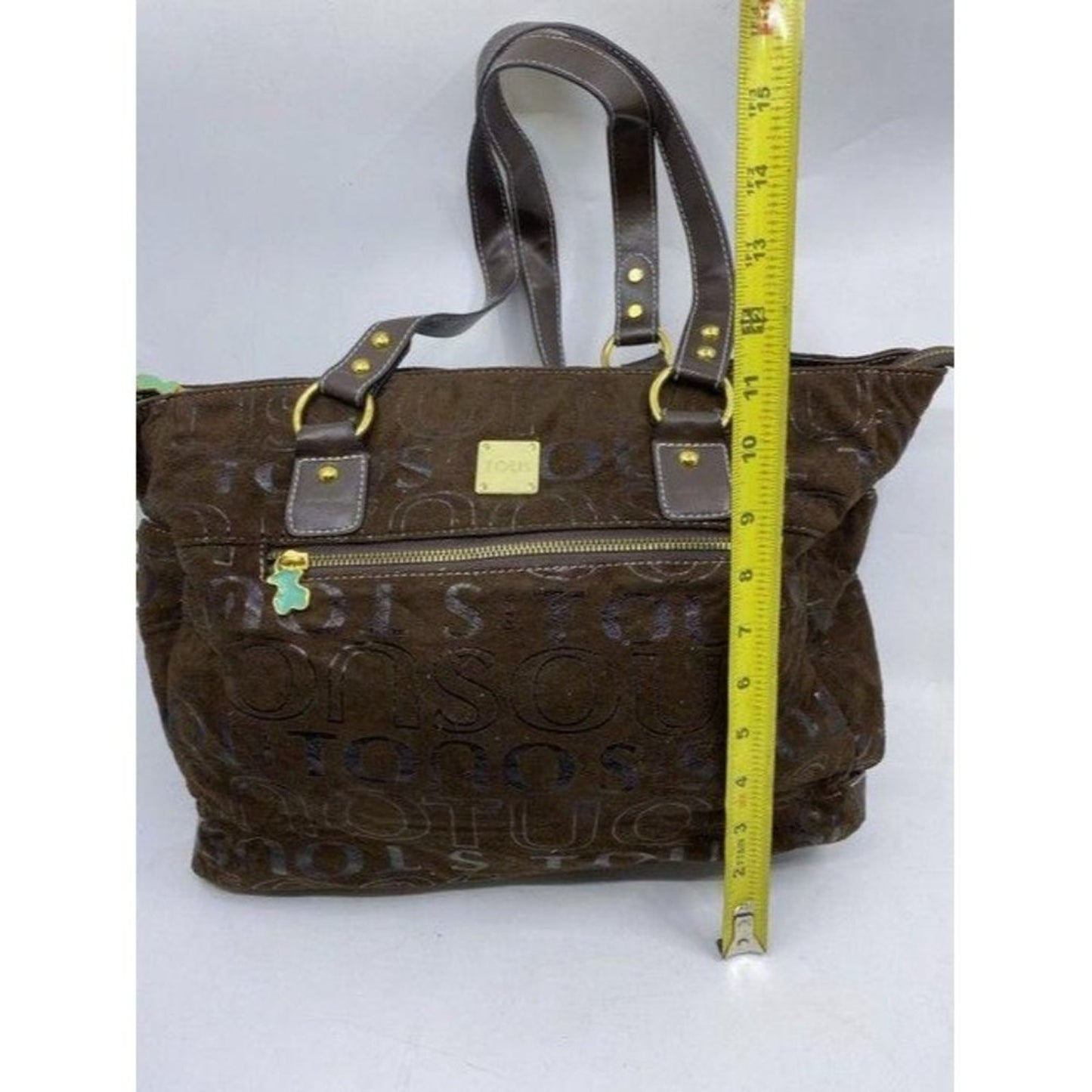 tous msrp brown suede leather cross body bag