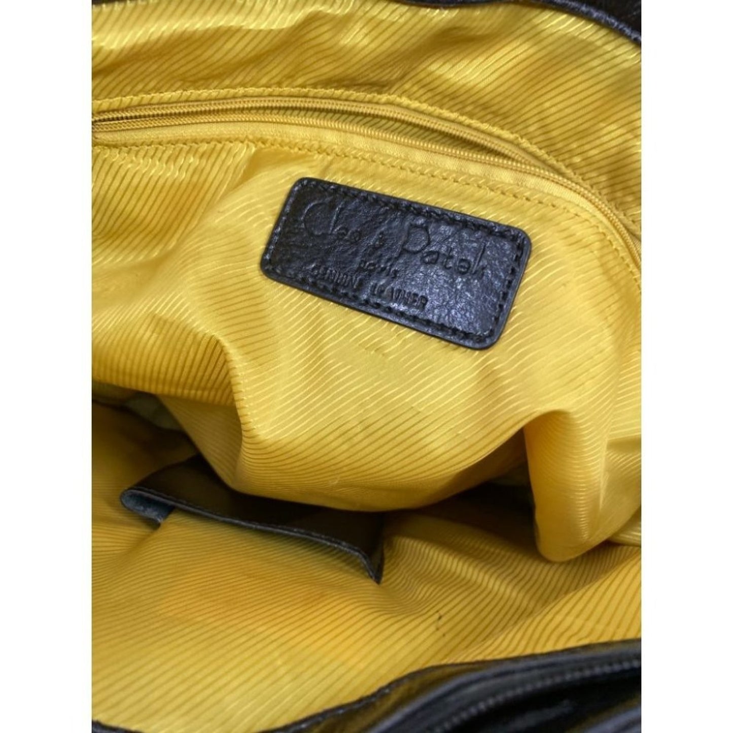 Cleo & Patek Black Leather Shoulder Bag