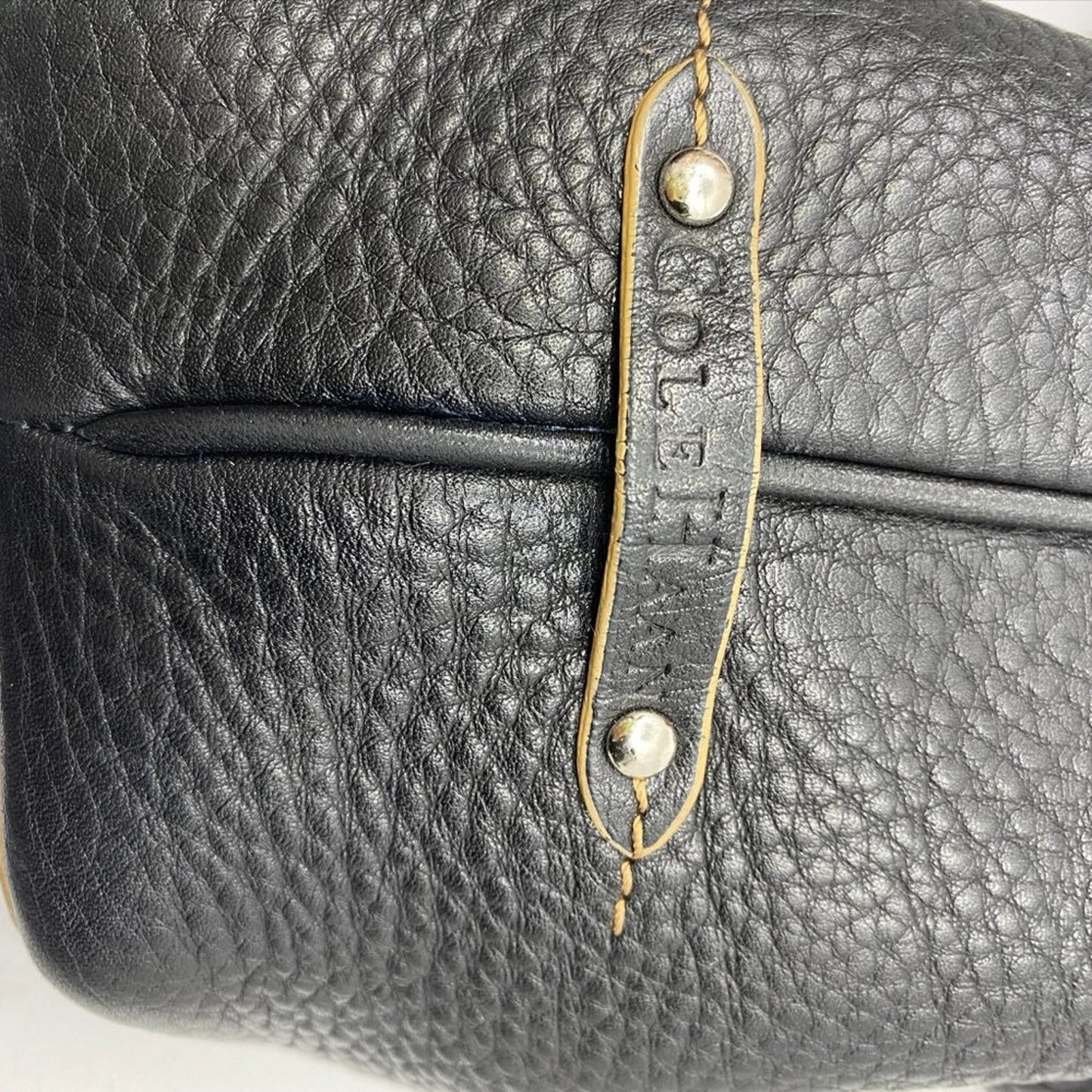 Cole Haan Black Leather Crossbody Bag