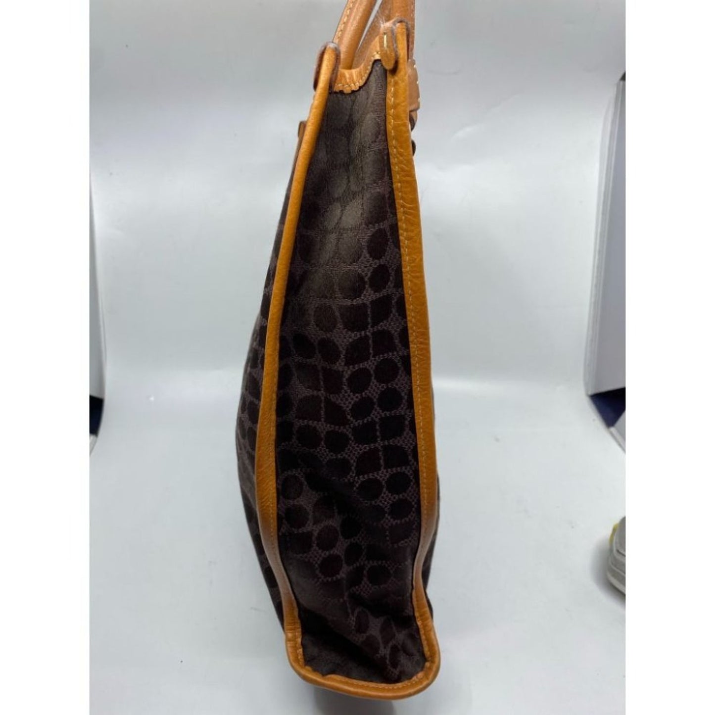KATE Spade Women's Large Brown Fabric Tote Bag