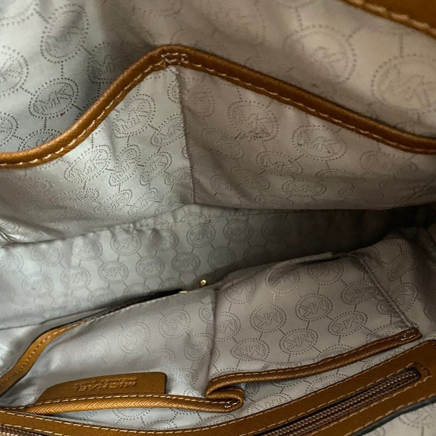 Michael Kors Medium Brown Hamilton Leather Bag