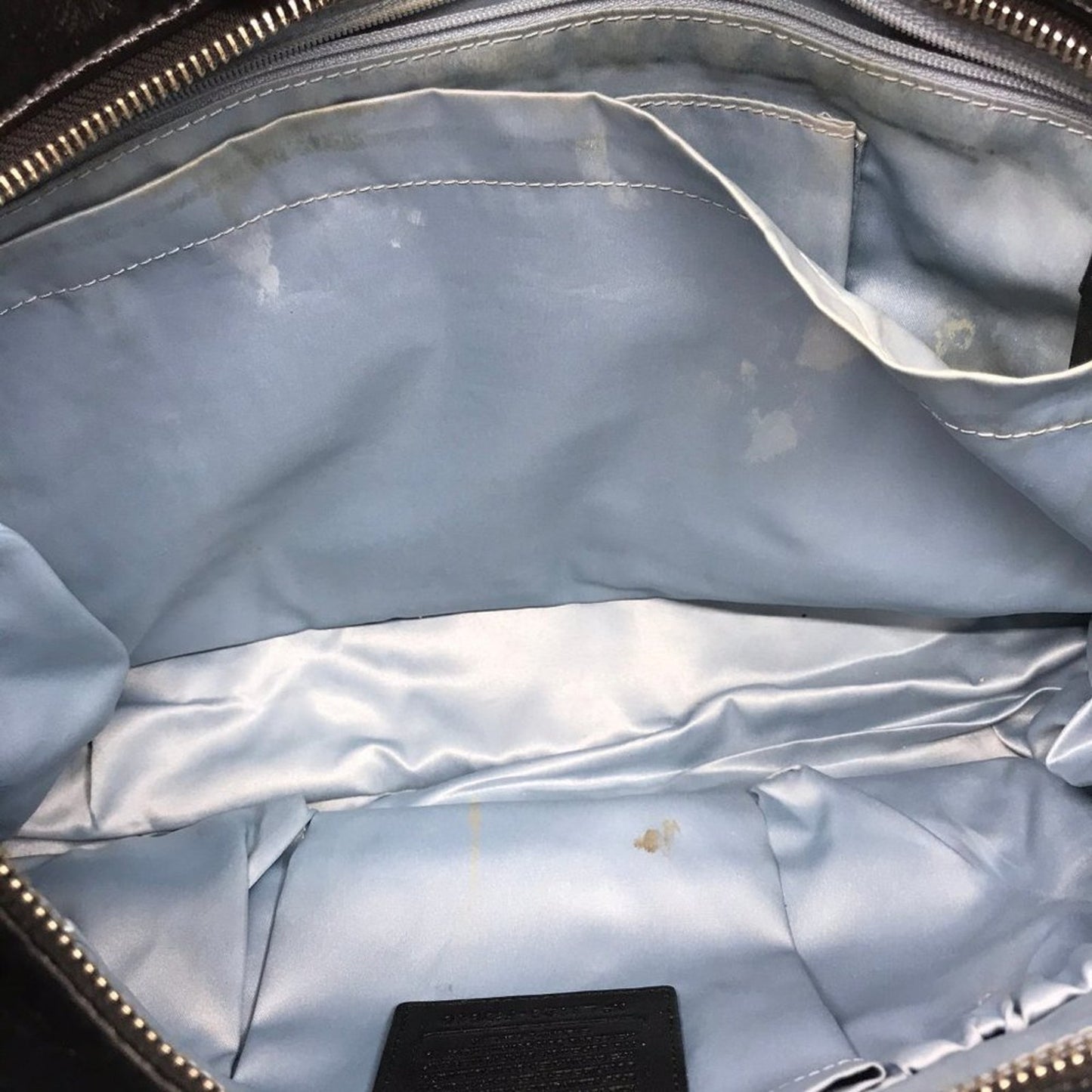 COACH Black Patent Leather Shoulder Bag