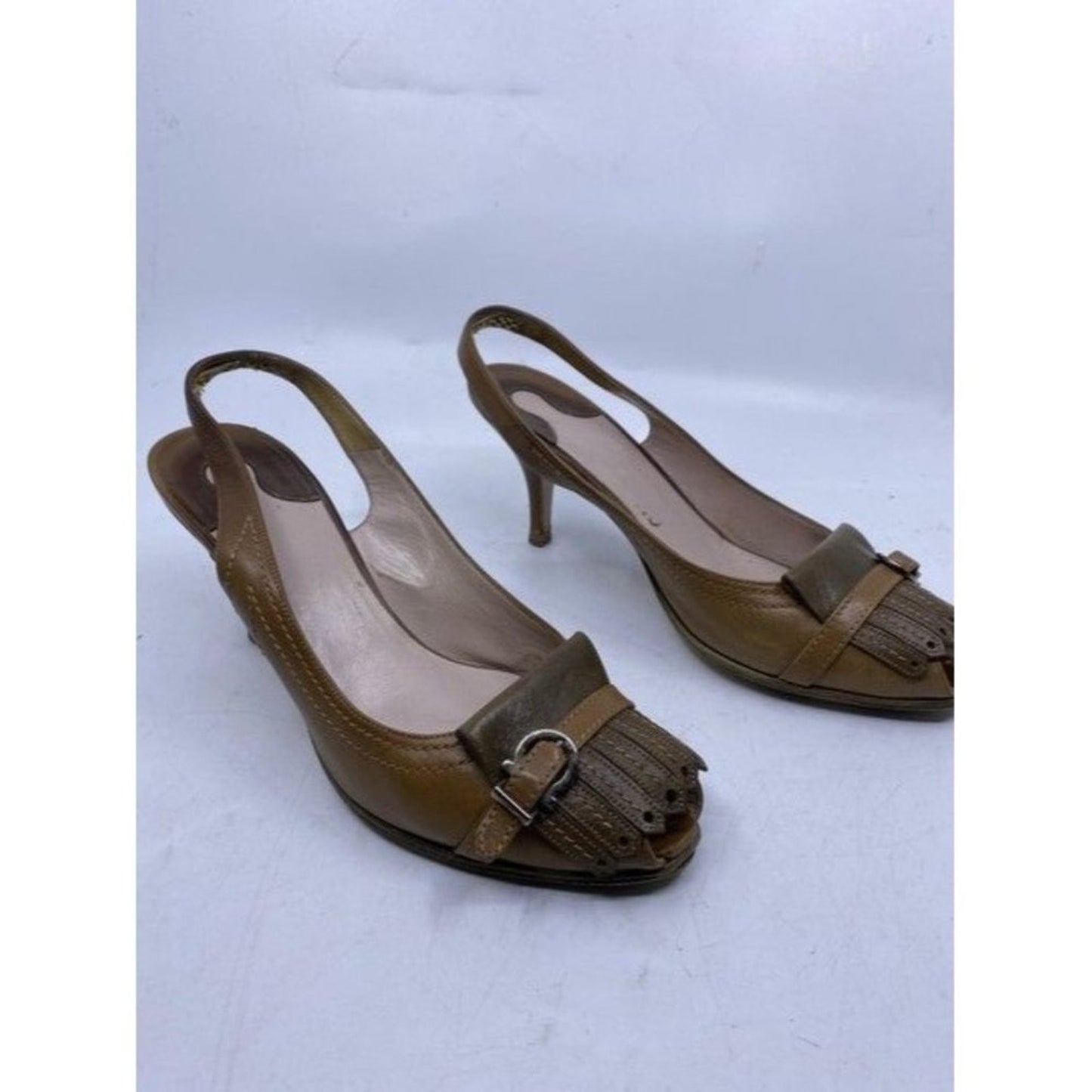 Salvatore Ferragamo Brown Pumps Size Us