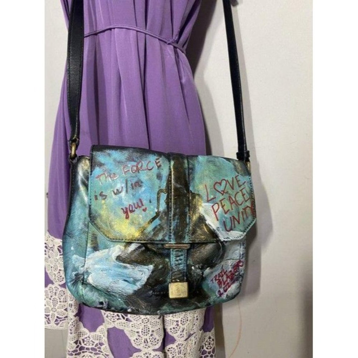 marc jacobs customized multicolor leather cross bo