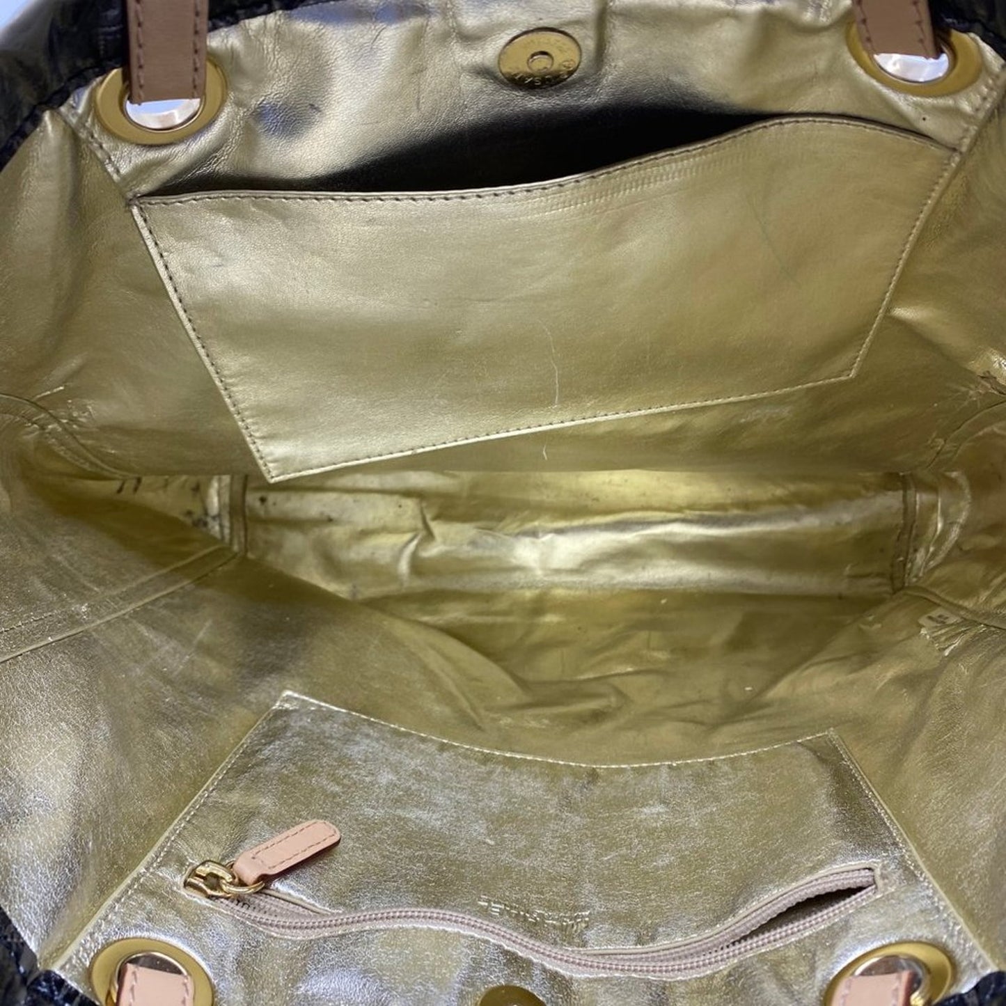 Michael Kors Large Black Patent Leather Tote Bag