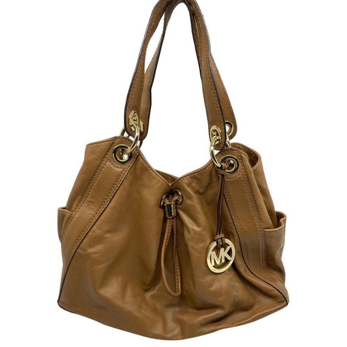 Michael Kors Medium Brown Leather Shoulder Bag