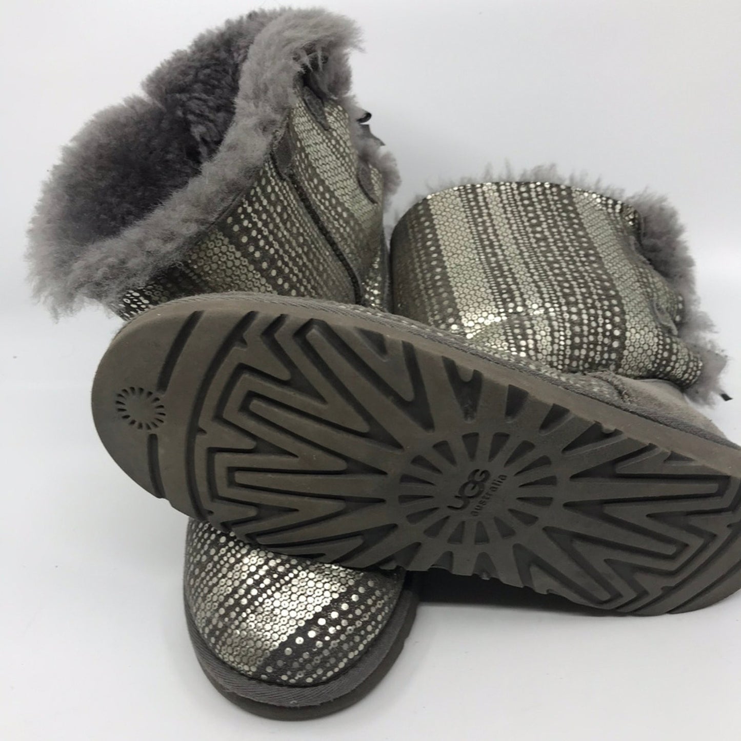 Mid UGG Gray Boots Size US 6