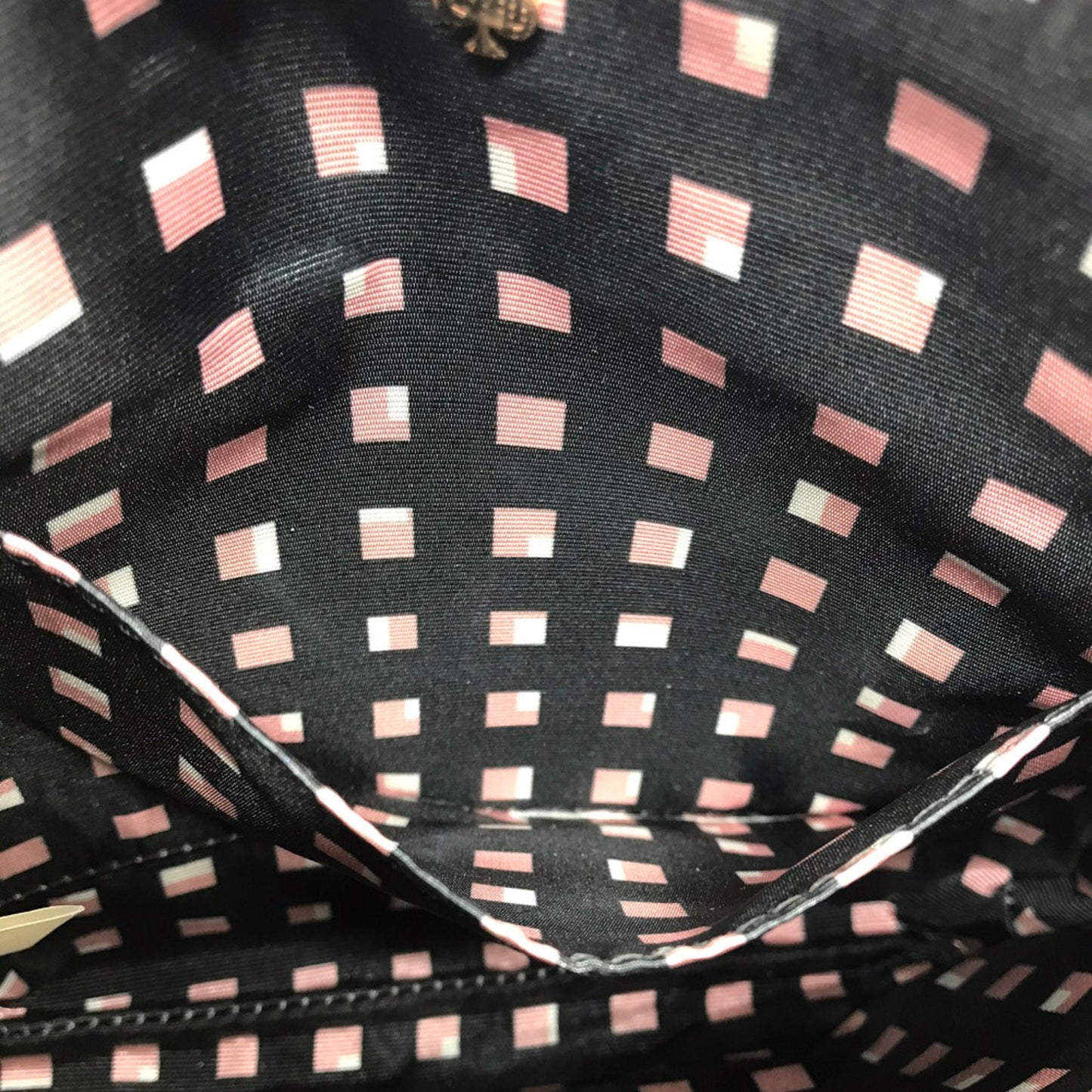 Kate Spade Pink Leather Customized Crossbody Bag