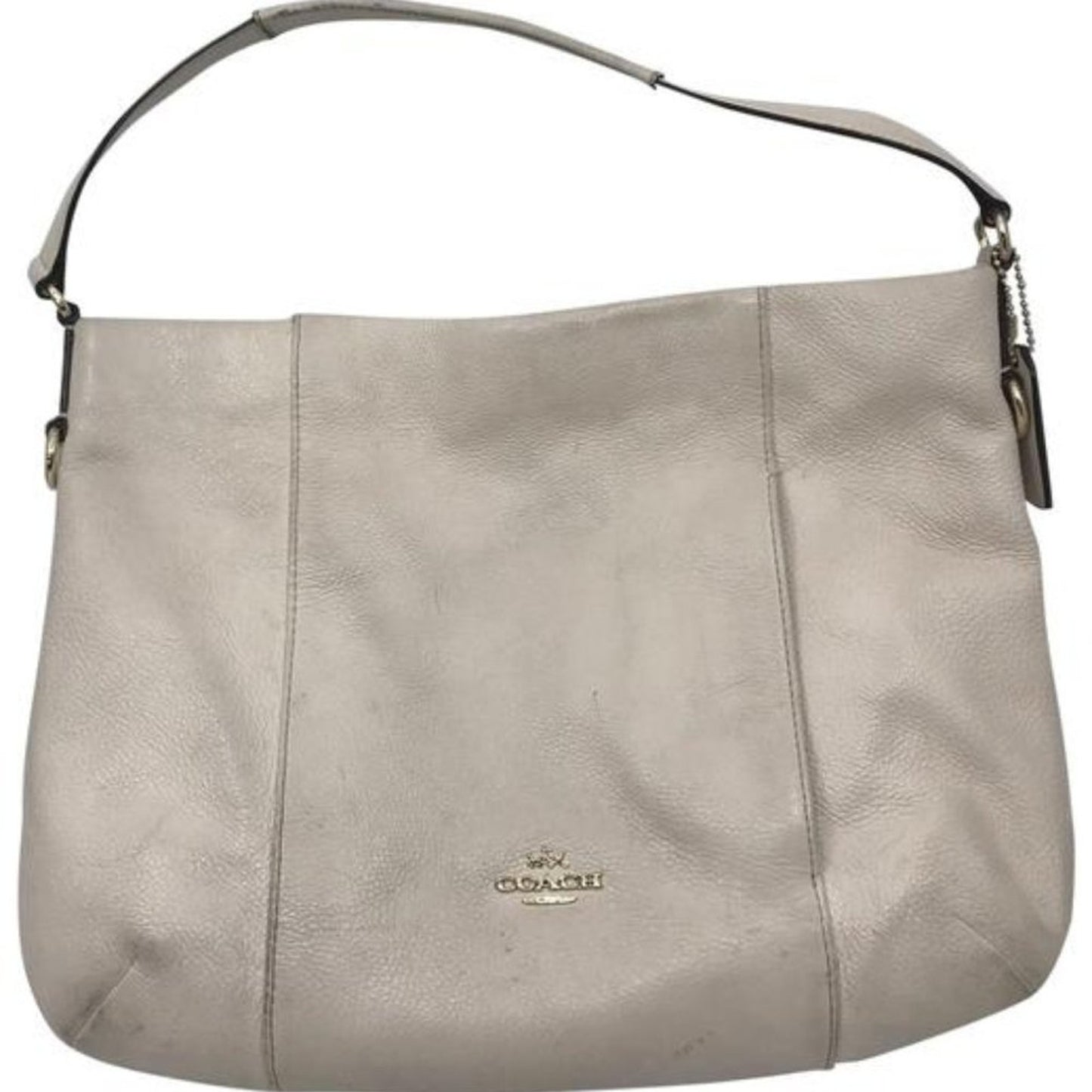 COACH White Medium Leather Handbag