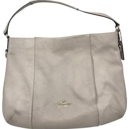 COACH White Medium Leather Handbag