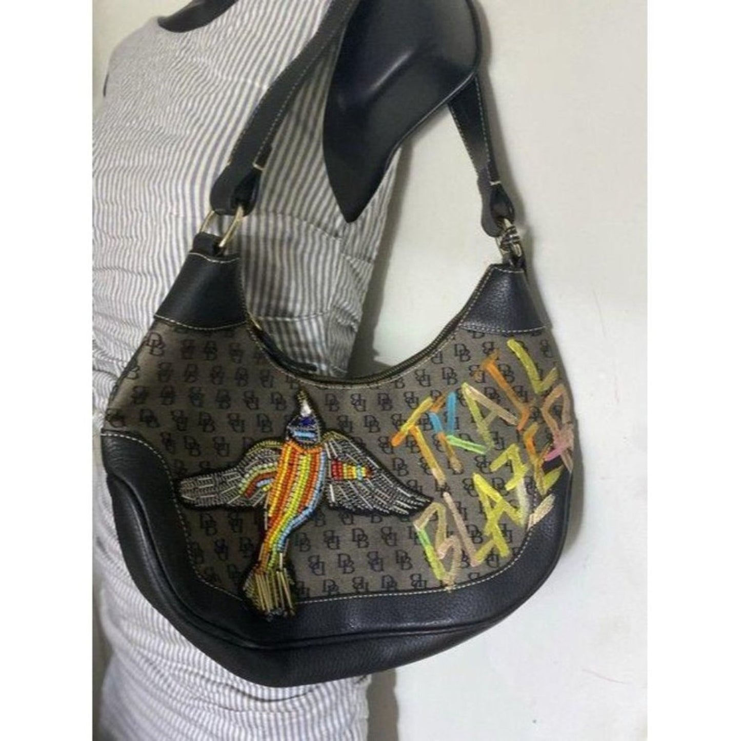 Dooney and Bourke w hand customized by me w appliq