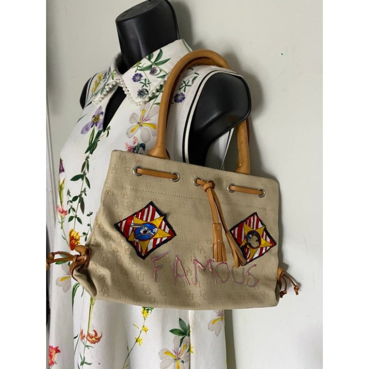 DOONEY & BOURKE Small Handbag Customized Graffiti