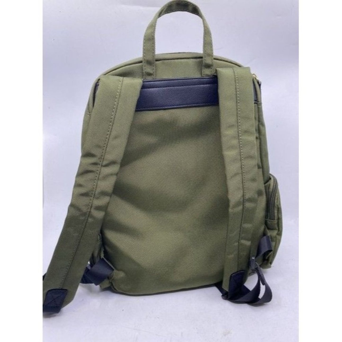 Nwot Laptop Padded Green Fabric Backpack