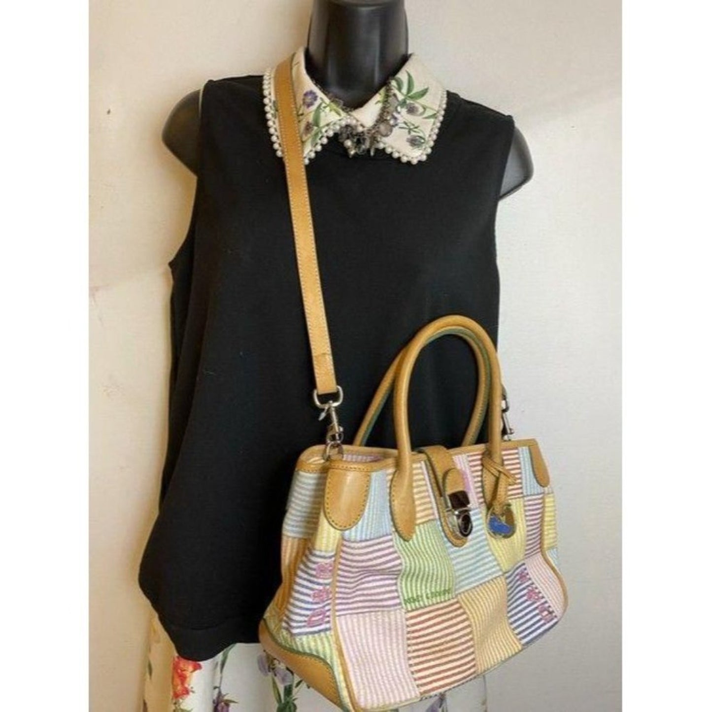 dooney and bourke handbag w strap multicolor canva