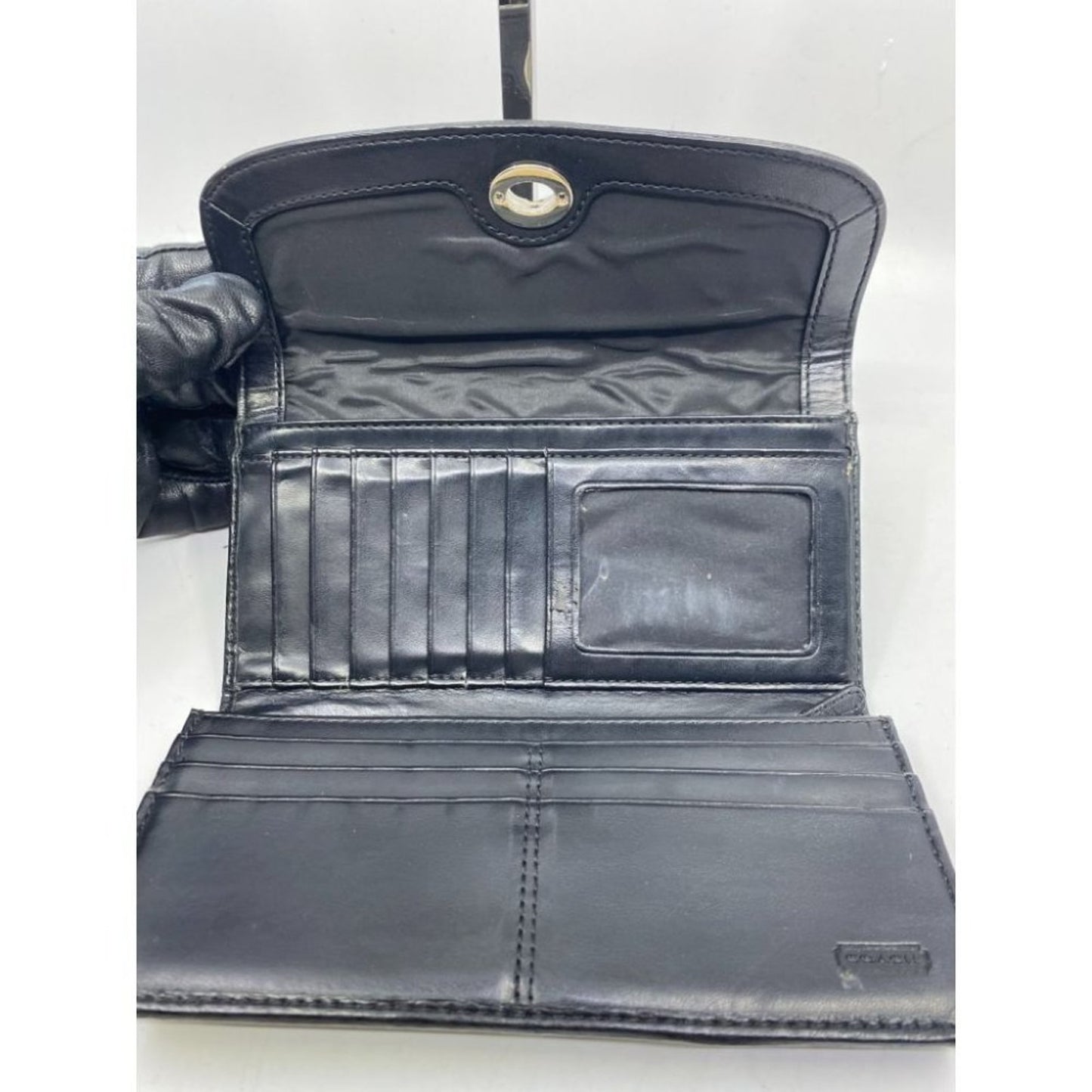 Coach Black Large Wallet