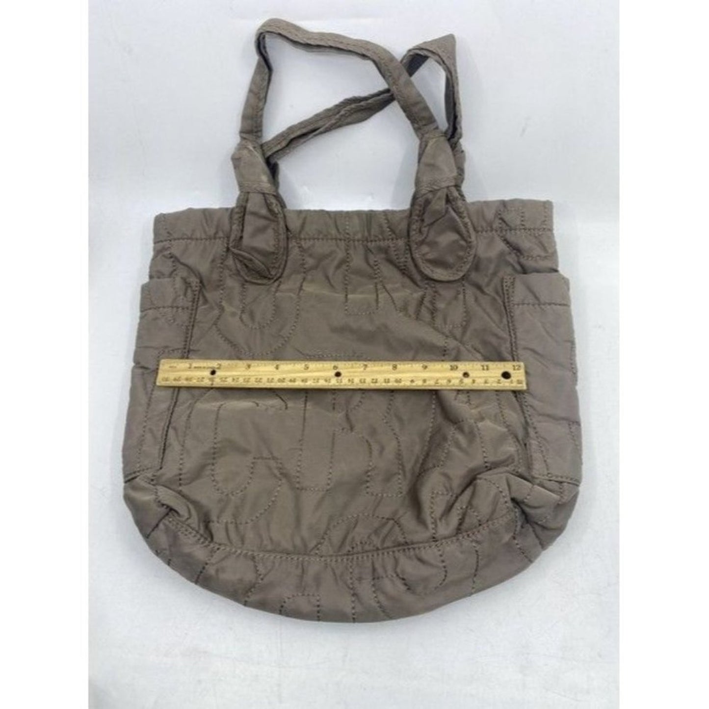Marc By Marc Jacobs Medium Tate Tote Quartz Gray Nylon Shoulder Bag
