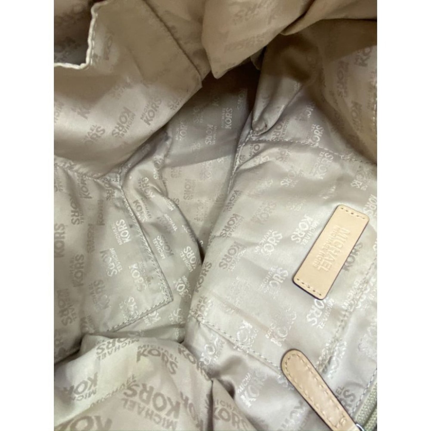 Michael Kors Leather Bag Customized Pink Gold