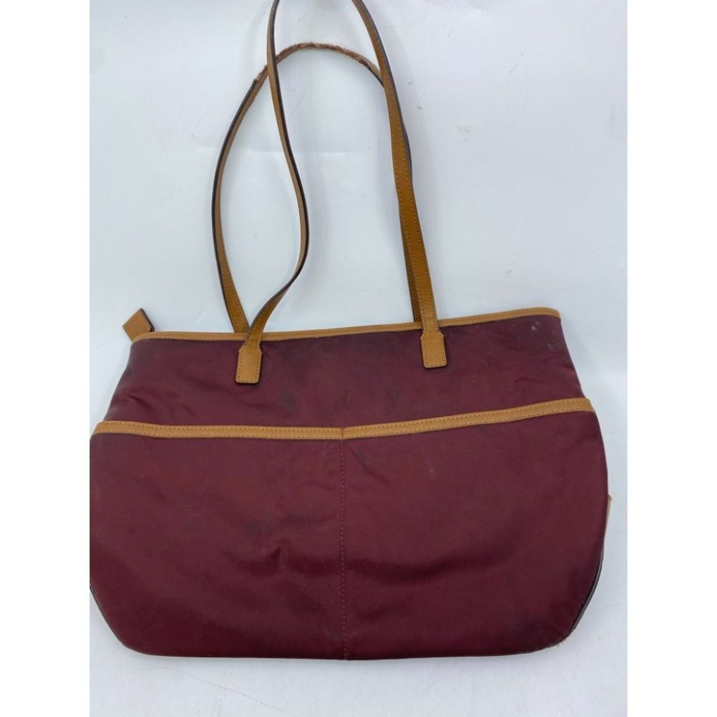 Michael Kors Maroon Nylon Tote Bag
